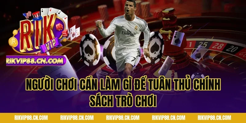 Người chơi cần làm gì để tuân thủ Chính Sách Trò Chơi